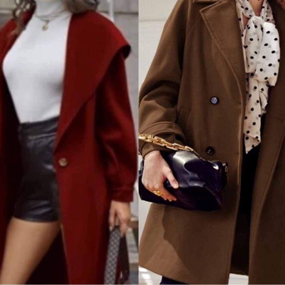 SHEIN trench coats (sold separately)